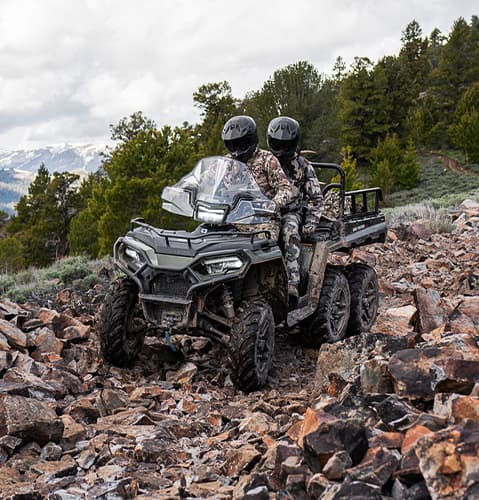 2027 Sportsman 6x6 600 в действии